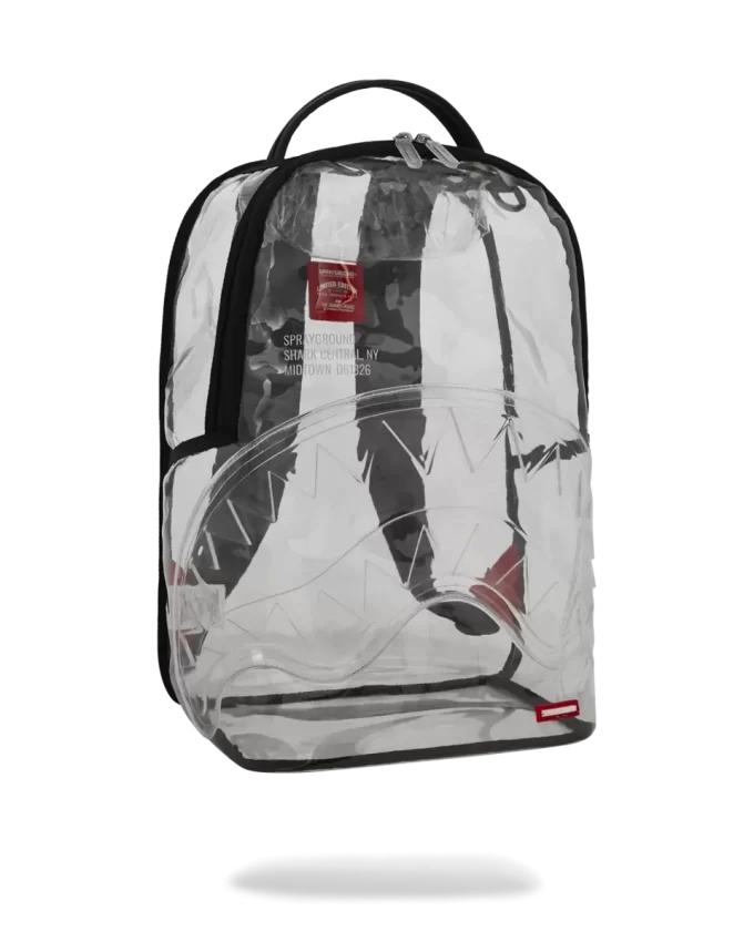 100% CLEAR BACKPACK – SHARK CENTRAL 100% CLEAR BACKPACK – SHARK CENTRAL