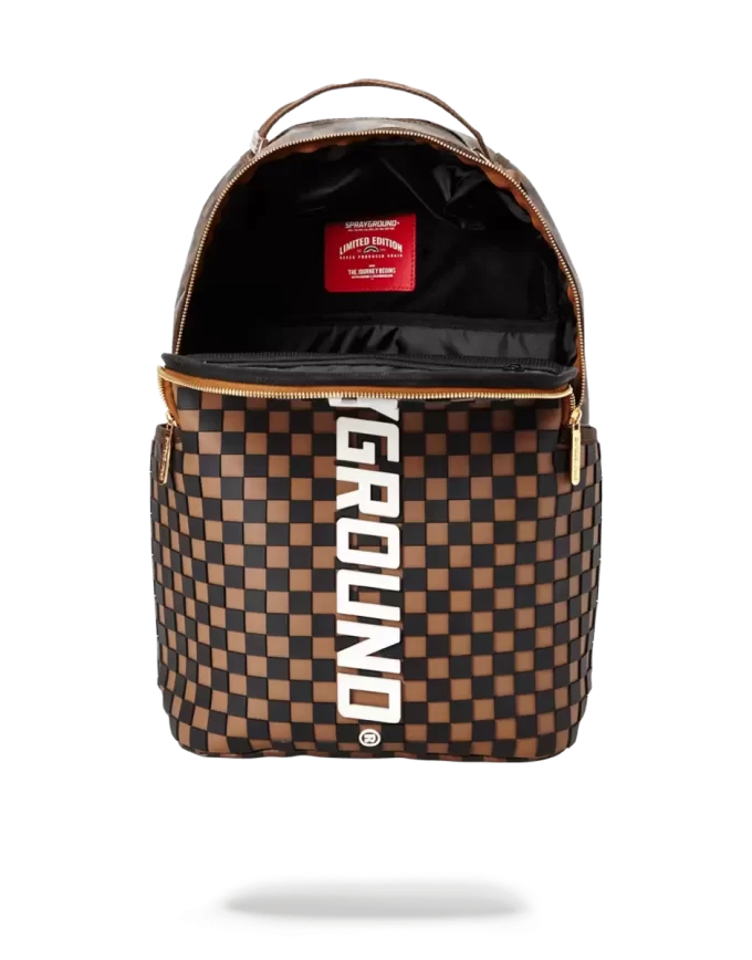 3D MOLDED RUBBER CHECKERED LOGO