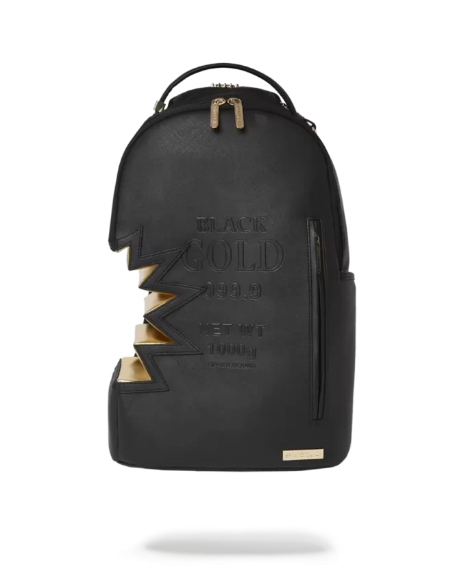 A.i.3 SHARK BITE BLACK GOLD BACKPACK (DLXV)