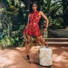 A.I. AFRICAN INTELLIGENCE ELEGANT ENERGY SHARKITECTURE CARRY-ON LUGGAGE – SANDFLOWER COLLAB A.I. AFRICAN INTELLIGENCE ELEGANT ENERGY SHARKITECTURE CARRY-ON LUGGAGE – SANDFLOWER COLLAB