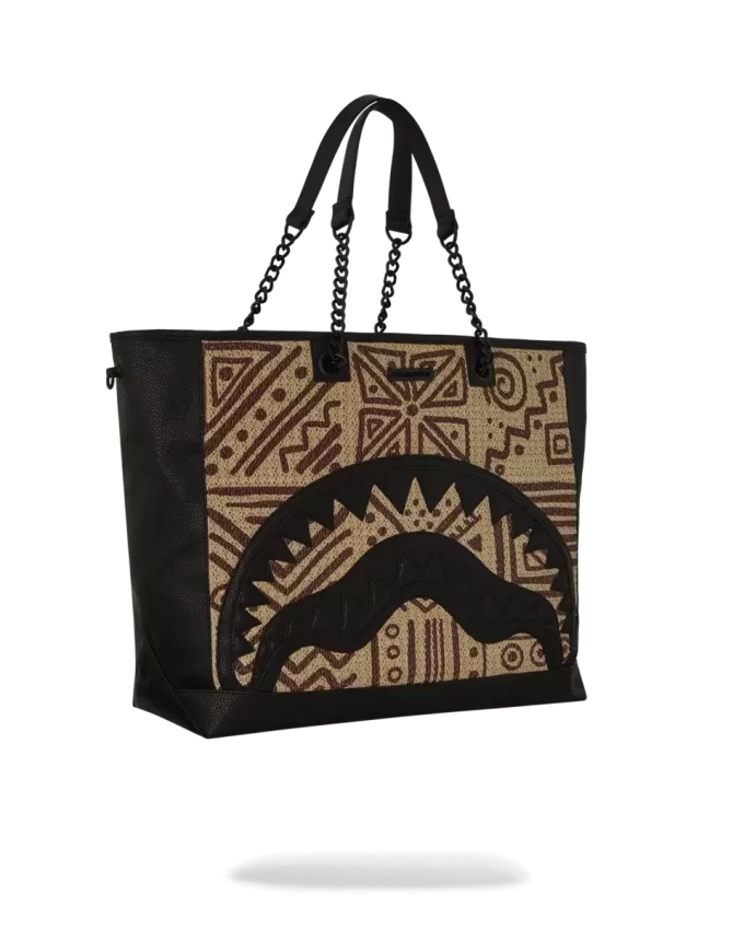 A.I. PALM MIRAGE SHARK LUXE BEACH TOTE