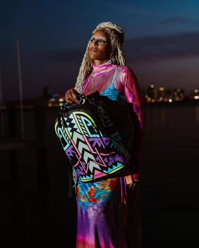 A.I. PATH TO THE FUTURE III BACKPACK – SANDFLOWER COLLAB (GLOW IN THE DARK)