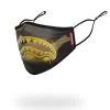 ADULT CAMO GOLD SHARK FORM FITTING FACE MASK