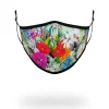 ADULT FLORAL MONEY FORM FITTING FACE MASK ADULT FLORAL MONEY FORM FITTING FACE MASK