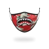 ADULT MONEY CAMO (RED) FORM-FITTING FACE MASK