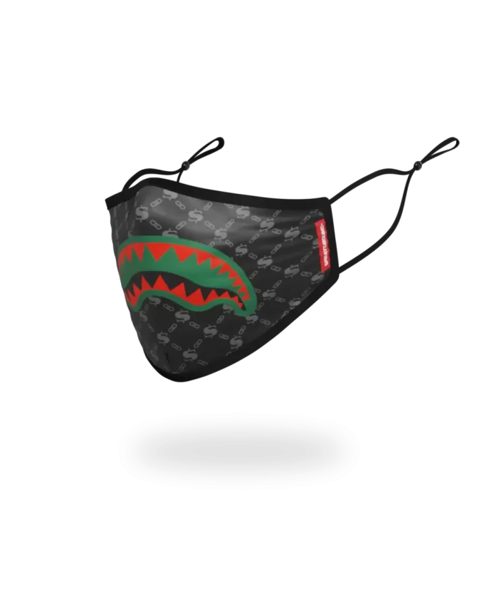 ADULT SPUCCI (BLACK) FORM-FITTING FACE MASK