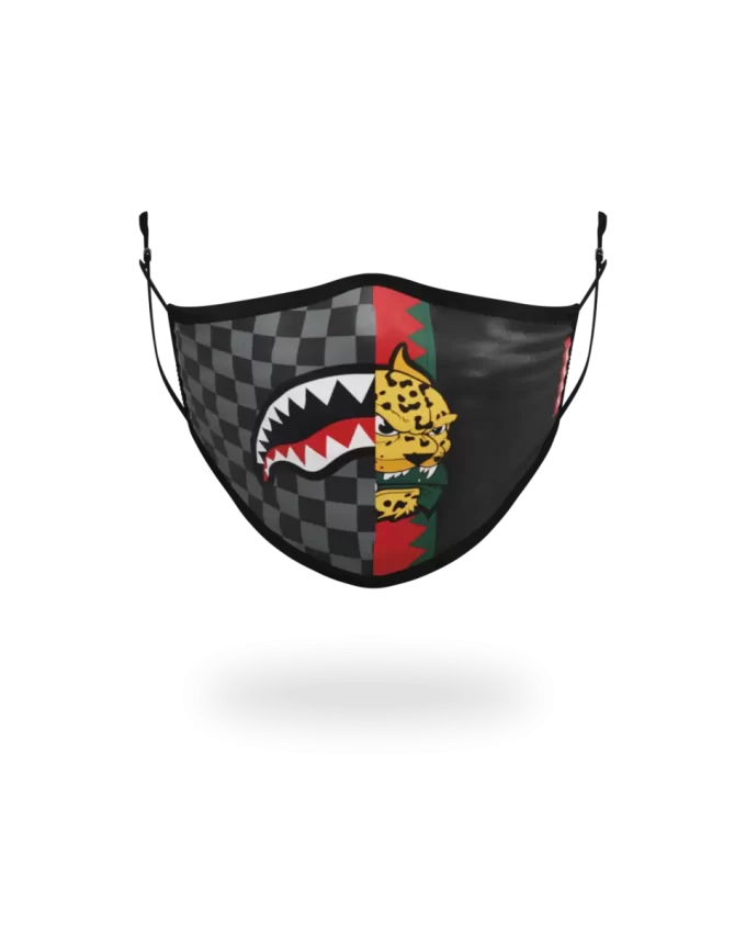 ADULT SPUCCI SPLIT FORM-FITTING FACE MASK