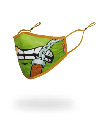 ADULT TMNT: MICHELANGELO SHARK FORM FITTING FACE-COVERING