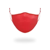 ADULT VERTICAL SHARK (RED) FORM-FITTING FACE MASK