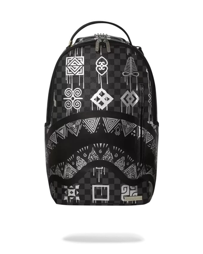 AFRICAN INTELLIGENCE 9 POWER GLYPHICS BACKPACK – SANDFLOWER COLLAB AFRICAN INTELLIGENCE 9 POWER GLYPHICS BACKPACK – SANDFLOWER COLLAB