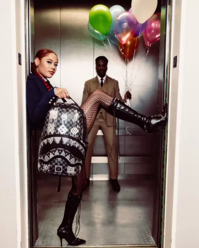 AFRICAN INTELLIGENCE 9 POWER GLYPHICS BACKPACK – SANDFLOWER COLLAB AFRICAN INTELLIGENCE 9 POWER GLYPHICS BACKPACK – SANDFLOWER COLLAB