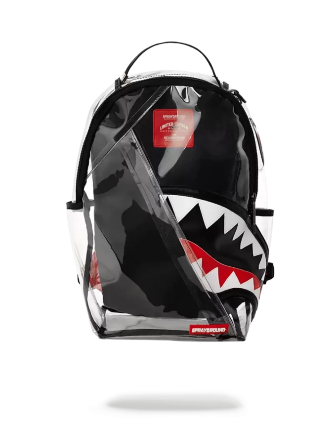 ANGLED 20/20 VISION SHARK CLEAR BACKPACK