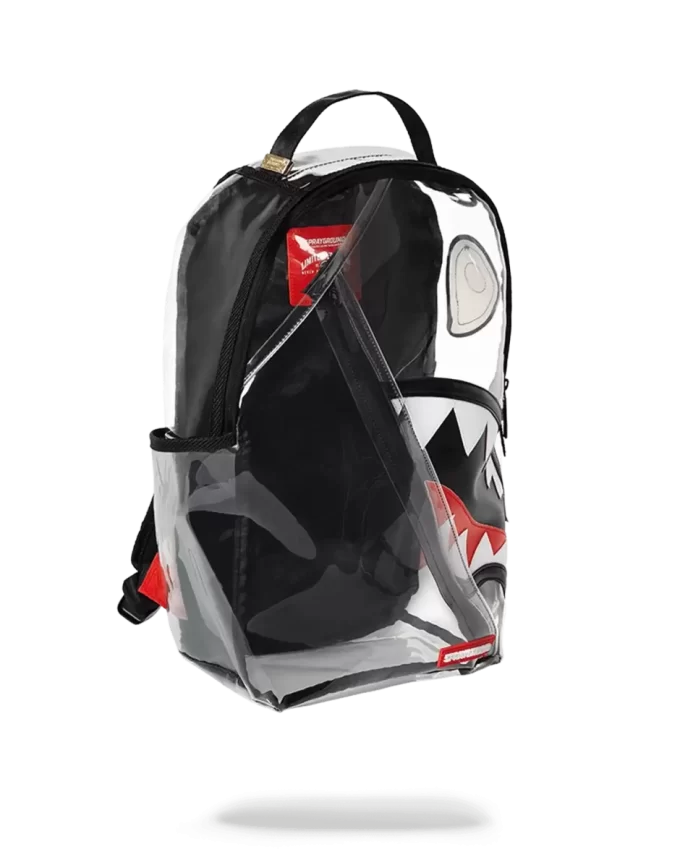 ANGLED 20/20 VISION SHARK CLEAR BACKPACK