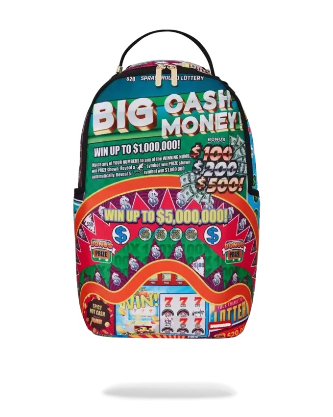 BIG MONEY BIG MONEY BACKPACK (COMES WITH SCRATCH OFF PLAYING CARD) BIG MONEY BIG MONEY BACKPACK (COMES WITH SCRATCH OFF PLAYING CARD)