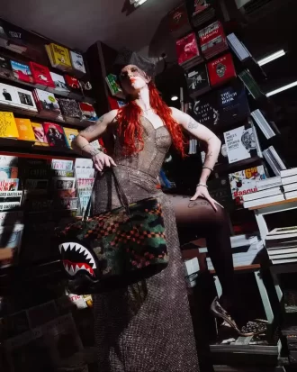 BIG SKY FUR SHARK TOTE