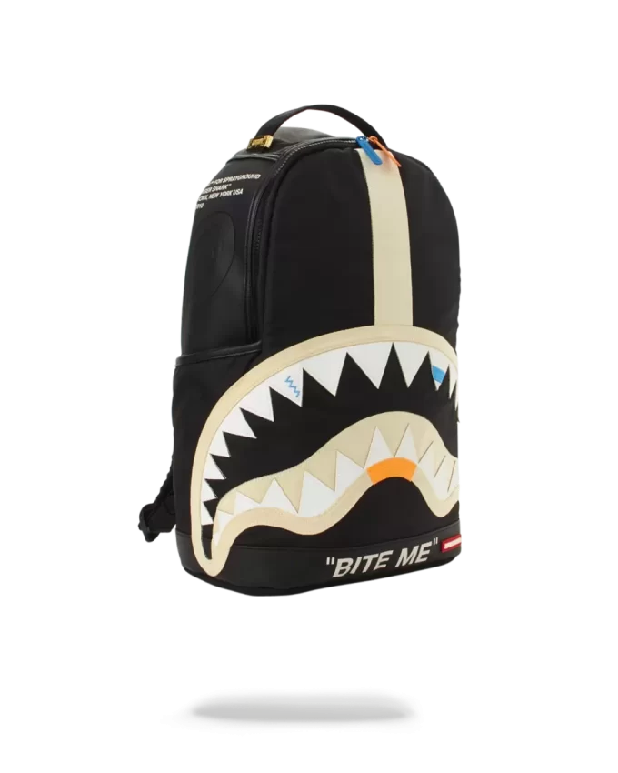 BITE ME SHARK (BLACK) BACKPACK
