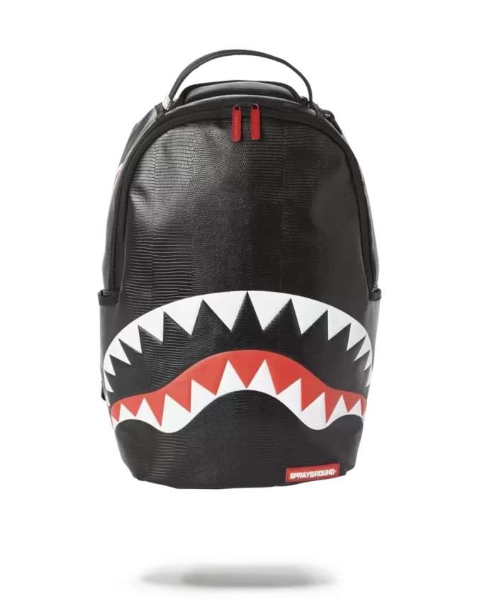 BLACK REPTILE SHARK BACKPACK (ONE OF ONE)
