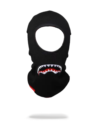 BLACK SHARKMOUTH SKI MASK