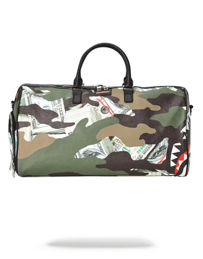 CAMO MONEY SHARK DUFFLE