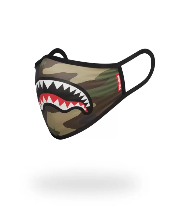 CAMO SHARKMOUTH FORM-FITTING MASK CAMO SHARKMOUTH FORM-FITTING MASK