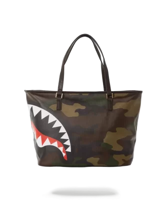 CHECKS IN CAMOFLAUGE TOTE