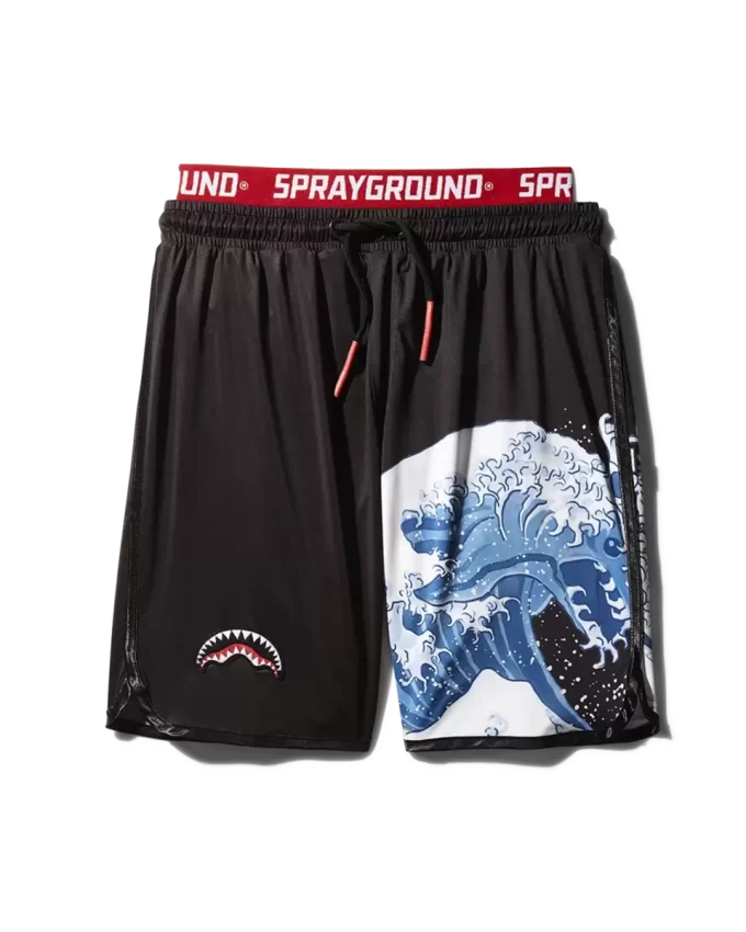 DRAGON WAVE CORTO SWIM TRUNKS (BLACK)