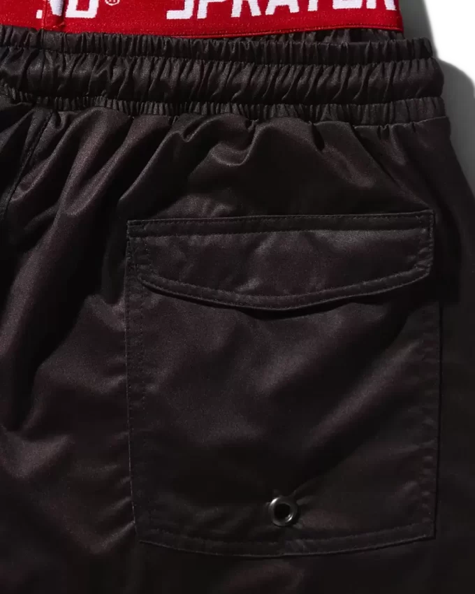 DRAGON WAVE CORTO SWIM TRUNKS (BLACK)