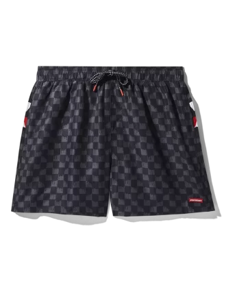 DRIP CHECK SWIM SHORTS