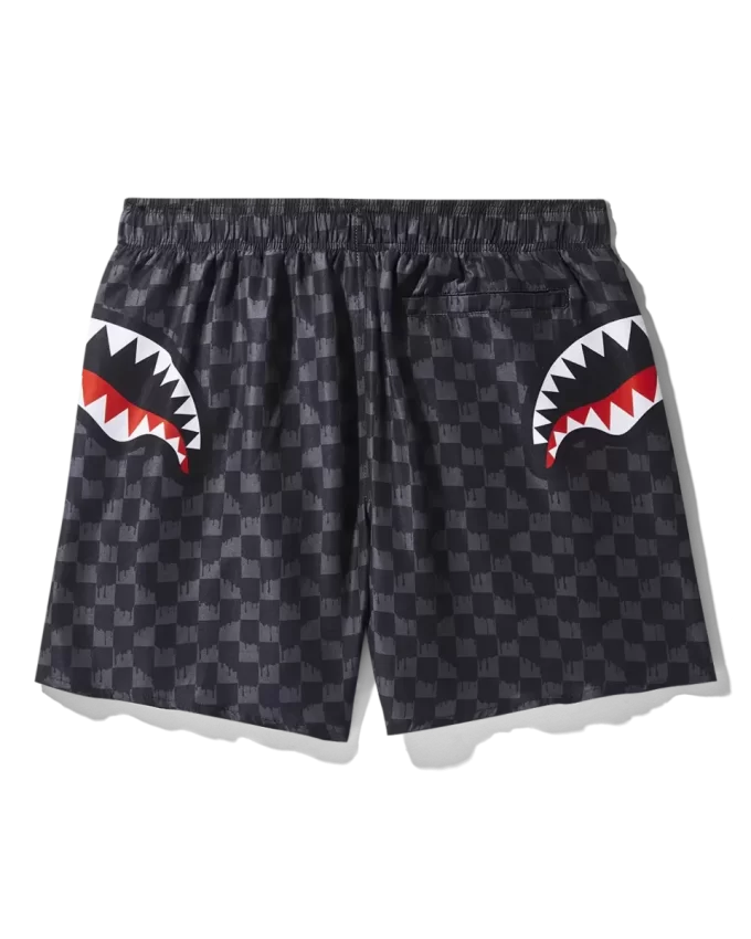 DRIP CHECK SWIM SHORTS