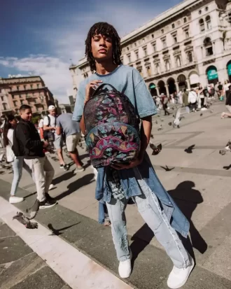 EMBROIDERED DRAGONS DLX BACKPACK