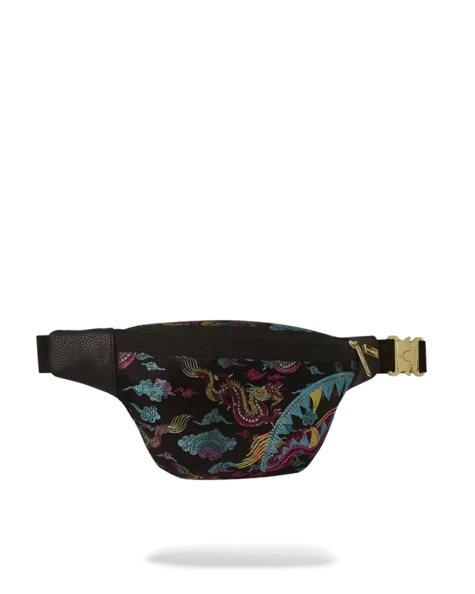 EMBROIDERED DRAGONS SAVVY CROSSBODY