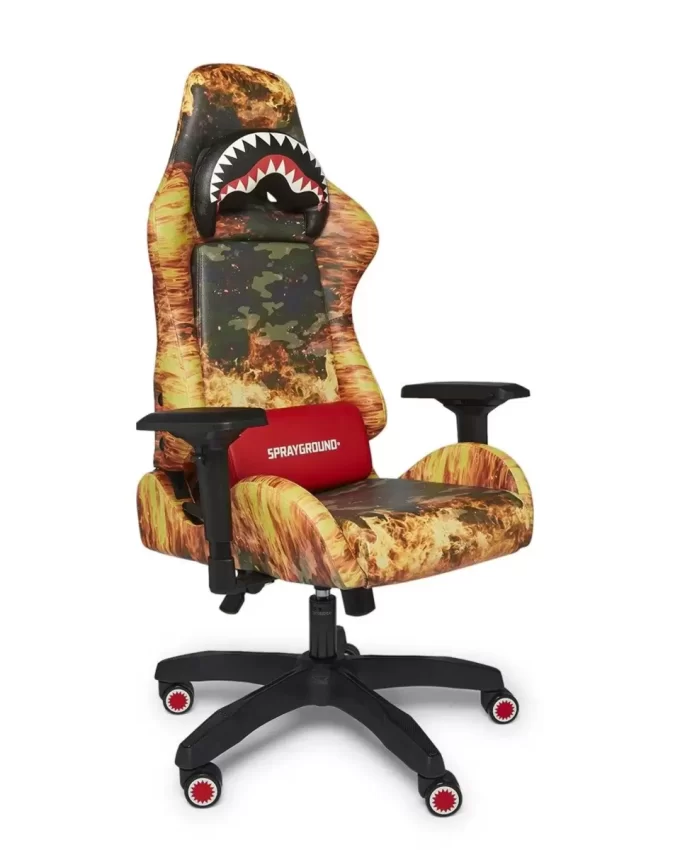 FIRE CAMO GAMING CHAIR – SUPER RARE