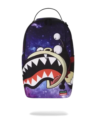 FUTURAMA NIBBLER EAT SHARK DLXR BACKPACK