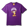 GARFIELD SHARKMOUTH GRAPHIC T-SHIRT (PURPLE)