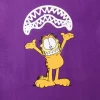 GARFIELD SHARKMOUTH GRAPHIC T-SHIRT (PURPLE)