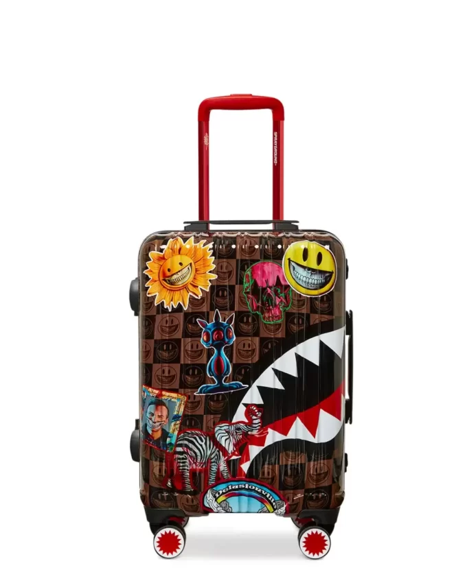 GLOBAL MOGUL POPAGANDA RON ENGLISH EDITION HARDSHELL CARRY-ON LUGGAGE GLOBAL MOGUL POPAGANDA RON ENGLISH EDITION HARDSHELL CARRY-ON LUGGAGE