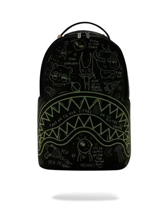 GLOW THE SPACE BACKPACK (GLOW IN THE DARK EFFECT)