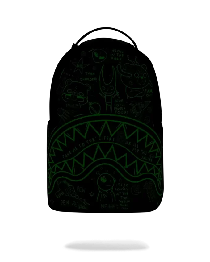 GLOW THE SPACE BACKPACK (GLOW IN THE DARK EFFECT)