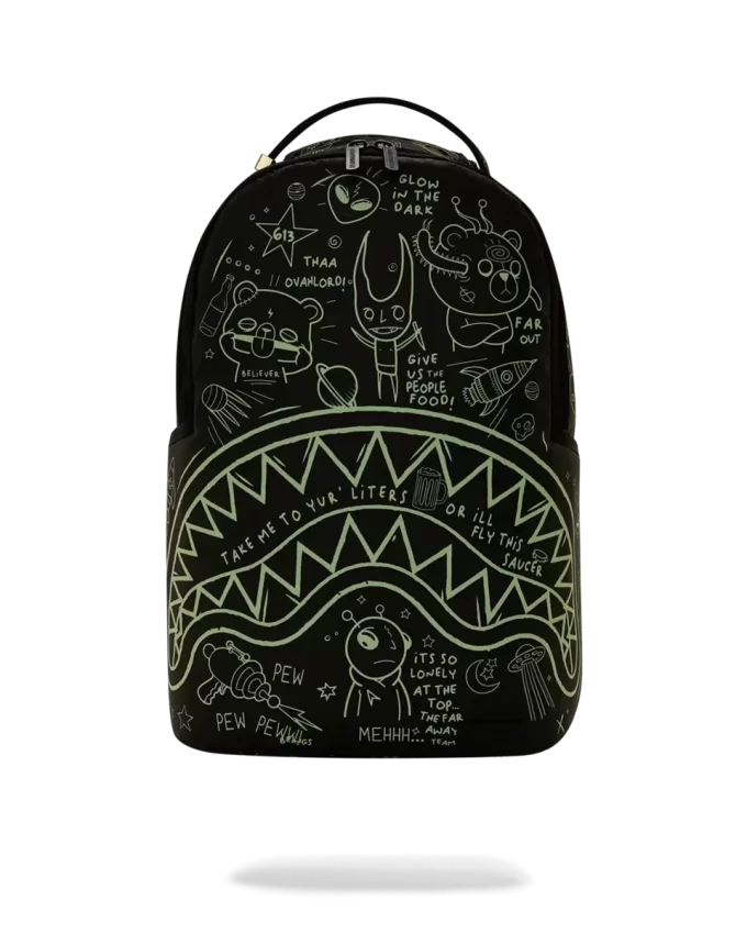 GLOW THE SPACE BACKPACK (GLOW IN THE DARK EFFECT)