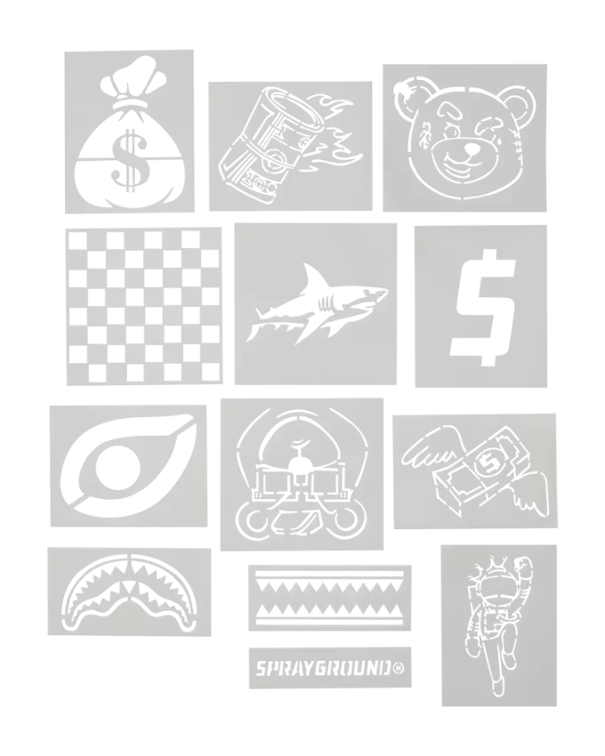 GRAFFITI ARTIST – DESIGN YOUR OWN BACKPACK – 9 STENCILS INCLUDED