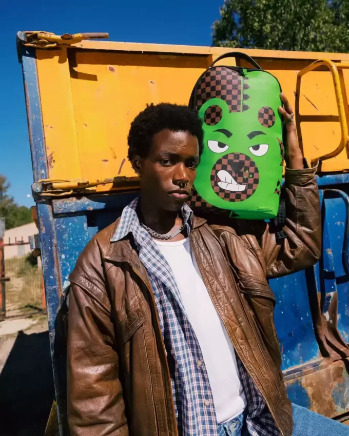 GREEN MONEY BEAR DLXSV BACKPACK