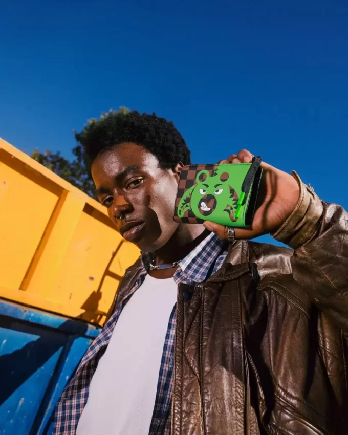 GREEN MONEY BEAR WALLET