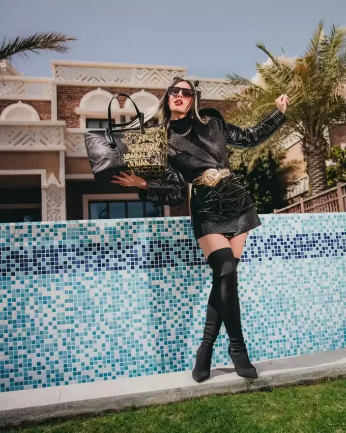 HALF GRAFF GLIDE TOTE