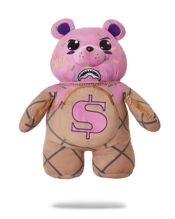 I SCREAM MONEYBEAR TEDDYBEAR BACKPACK