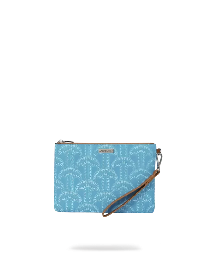 ILLUCHAINS TURQ CROSSOVER CLUTCH