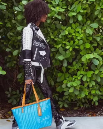 ILLUCHAINS TURQ TOTE