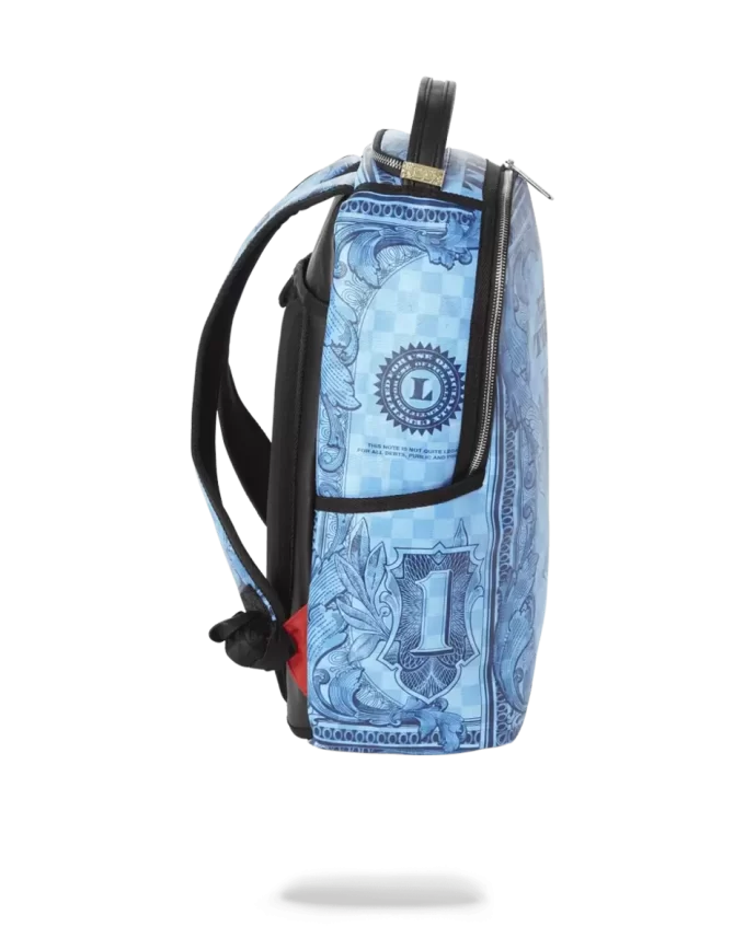 IN GOD WE TRUST BLUE BACKPACK (ONE OF ONE)