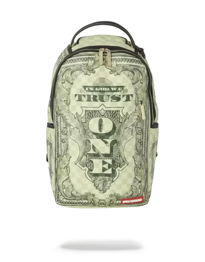IN GOD WE TRUST GREEN BACKPACK (ONE OF ONE)