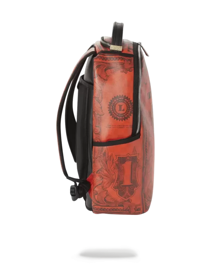 IN GOD WE TRUST RED BACKPACK (ONE OF ONE)