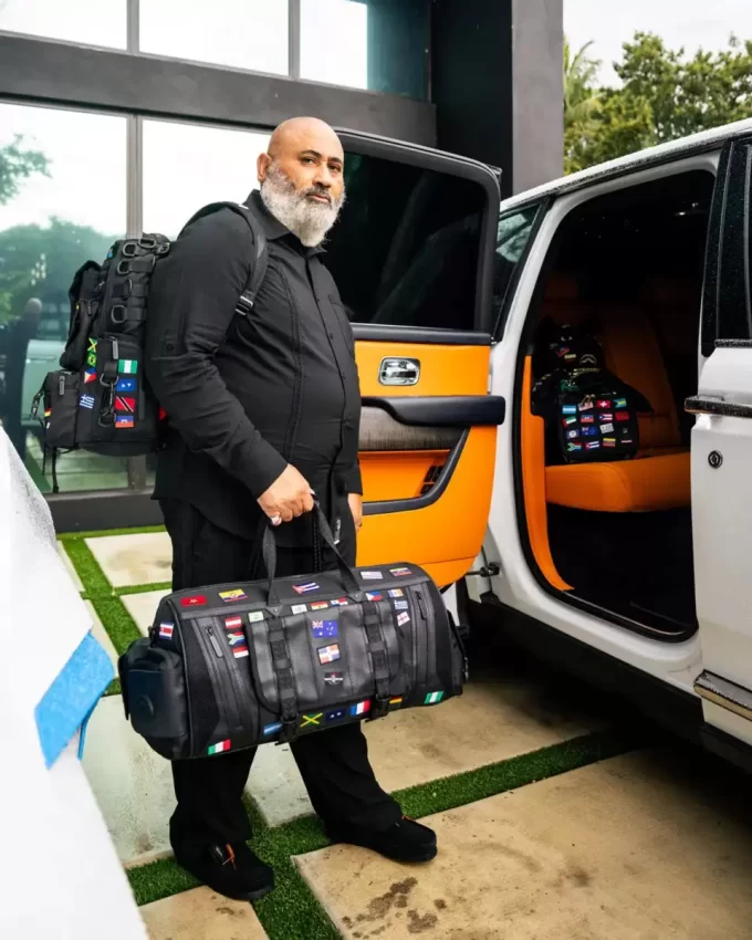 JAMES FIRST CLASS GLOBAL FLAGS SPECIAL OPS DUFFLE